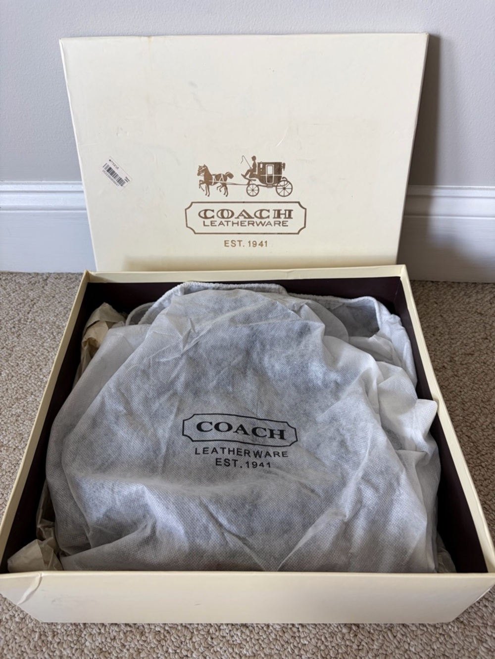 Coach Black Leather Fold-Over Cuff Ankle Booties - Picture 12 of 12